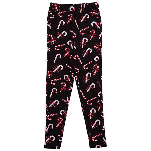 Girls (7-16) Jolie & Joy Candy Cane Leggings - image 