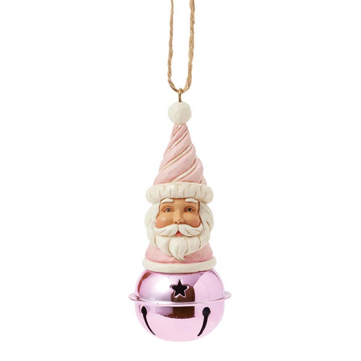 Jim Shore Heartwood Sweets Santa Bell Christmas Ornament