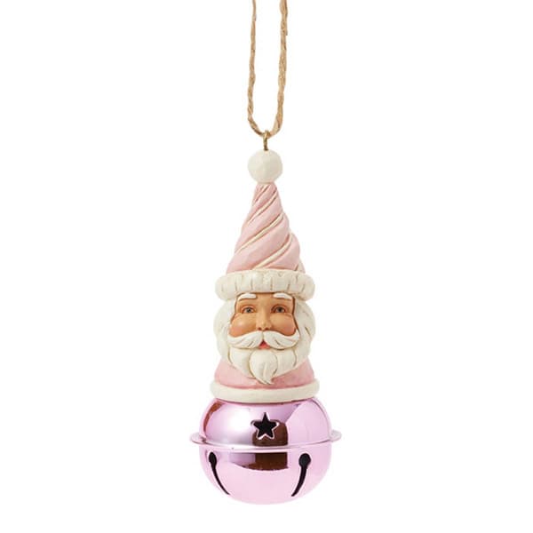 Jim Shore Heartwood Sweets Santa Bell Christmas Ornament