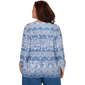 Plus Size Alfred Dunner Camden Market Embroidered Lace Blouse - image 2