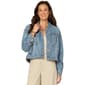 Womens Democracy Oversized Barrel Sleeve Denim Jacket - image 1