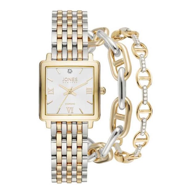Womens Jones New York Watch & Bracelet Set - A1071G-42-B34 - image 