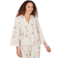 Plus Size Skyes the Limit Blooming Pastels Embroidered 3/4 Slee - image 1