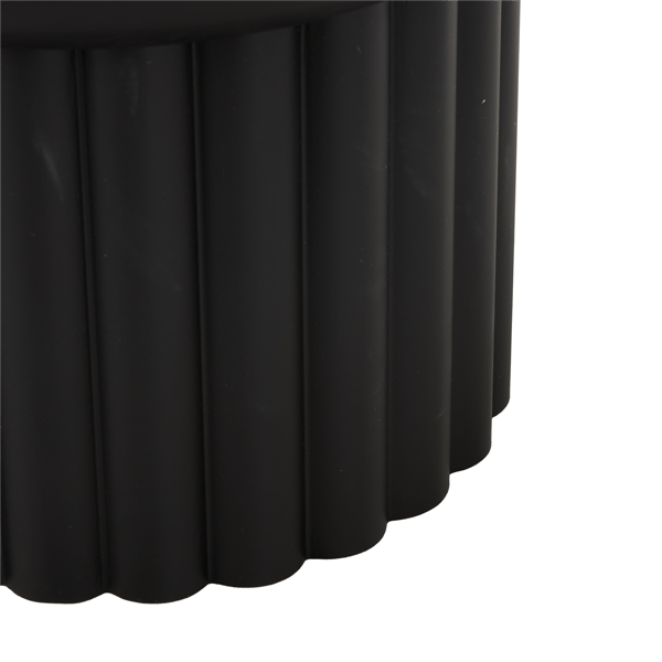 9th & Pike® Modern Black Metal Accent Table
