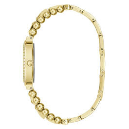 Womens Guess Gold-Tone Bracelet w/Crystal Bezel Watch-GW0401L2