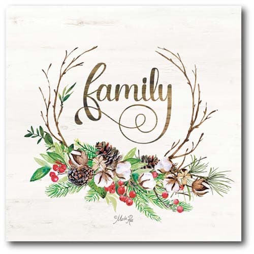 Courtside Market Holiday Family Gallery Wrapped Canvas Wall...