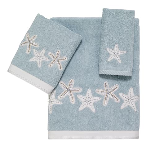 Avanti Sequin Shells Hand Towel
