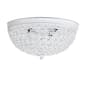 Lalia Home Crystal Glam 2 Light Ceiling Flush Mount Fixture - image 2