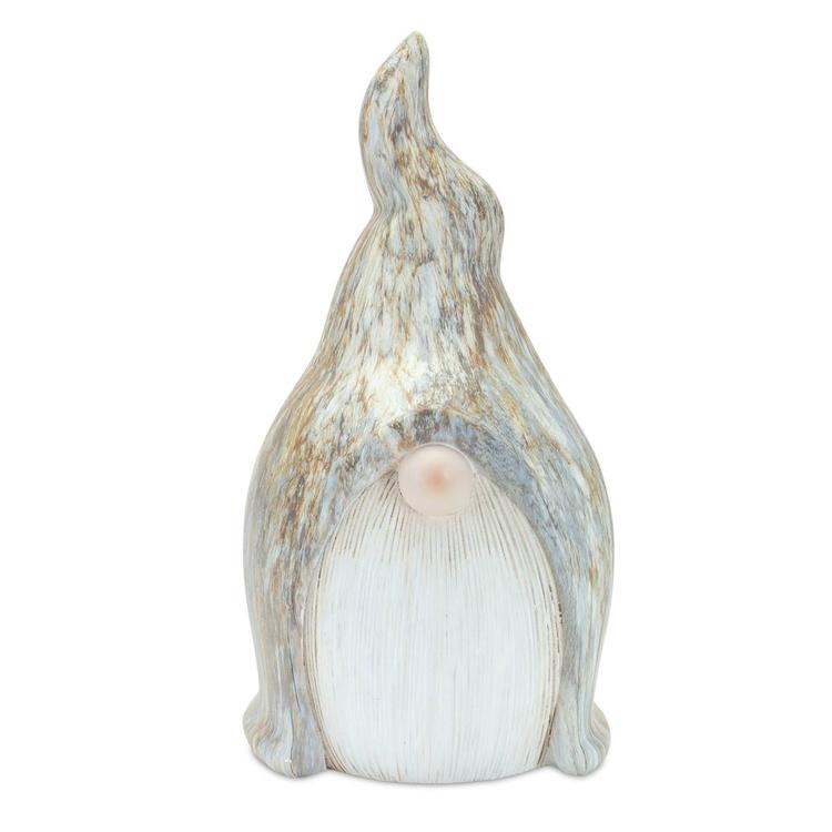 Melrose Modern Terra Cotta Gnome Figurine - Set of 2