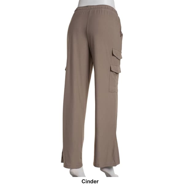 Juniors Derek Heart Solid Yum Multi Cargo Palazzo Pants
