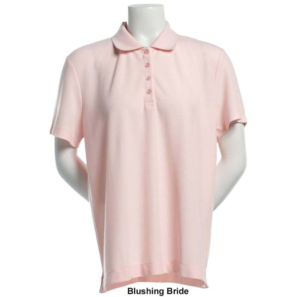 Plus Size Hasting & Smith Short Sleeve Solid Polo