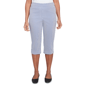 Womens Alfred Dunner Land Of The Free Striped Cuffed Clamdiggers - image 1
