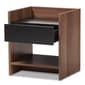 Baxton Studio Vanda 1 Drawer Nightstand - image 4