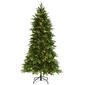 National Tree 7.5ft. LED Green Spruce Christmas Tree - image 1