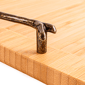 BergHOFF 15.5in. Bamboo Serving Tray with Wrought Iron Handles - image 4