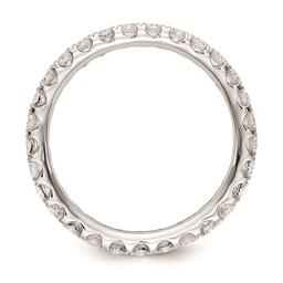 Pure Fire 14kt. White Gold Lab Grown Diamond Eternity Band