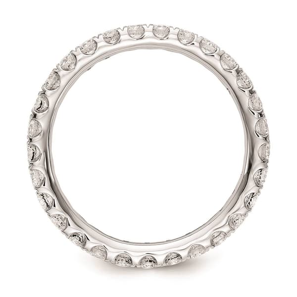 Pure Fire 14kt. White Gold Lab Grown Diamond Eternity Band