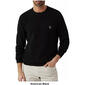 Mens Chaps Solid Cotton Crew Neck Sweater - image 6
