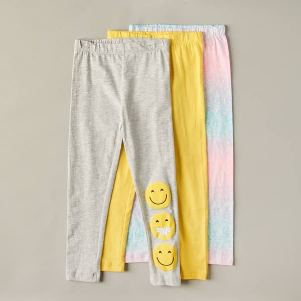 Girls (46x) Freestyle Revolution 3pk. Happy Place Leggings Boscov's