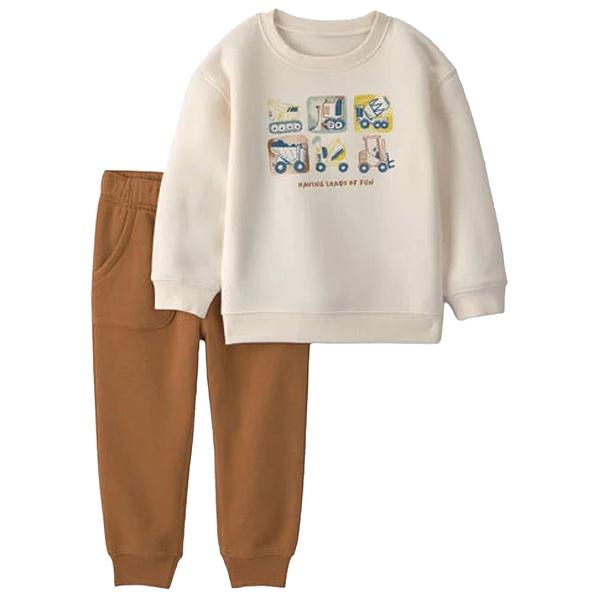 Toddler Boy Carter''s(R) Construction Print Top & Pants Set