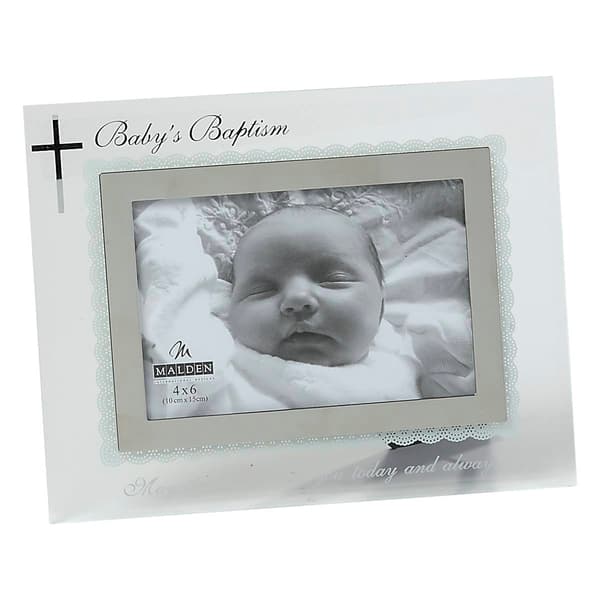 Malden Glass Baby’s Baptism Frame - 6x4 - Boscov's