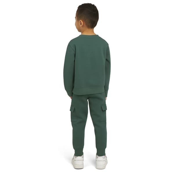 Boys (4-7) Champion® Crew Sweatshirt & Cargo Joggers Set