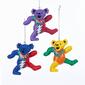 Kurt S. Adler Grateful Dead&#40;tm&#41; 3pc. Bear Ornament Set - image 1
