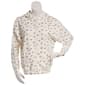 Juniors Rebel Veil French Terry Puff Boyfriend Zip Hoodie - Egret - image 1