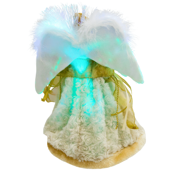 Northlight Color Changing Gold Christmas Angel Tree Topper