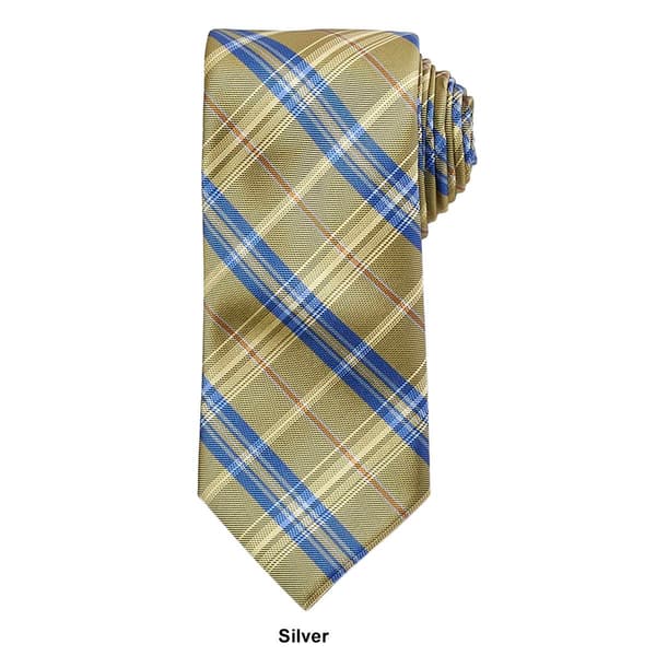 Mens John Henry Zebra Check Tie