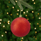 Northlight Red Glittered Shatterproof Christmas Ball Ornament - image 1