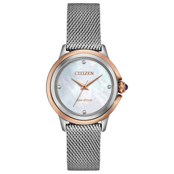 Womens Citizen&#40;R&#41; Mesh Bracelet Watch - EM0796-59Y - image 