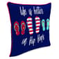 Jordan Manufacturing Flip Flops Outdoor Throw Pillow - image 2