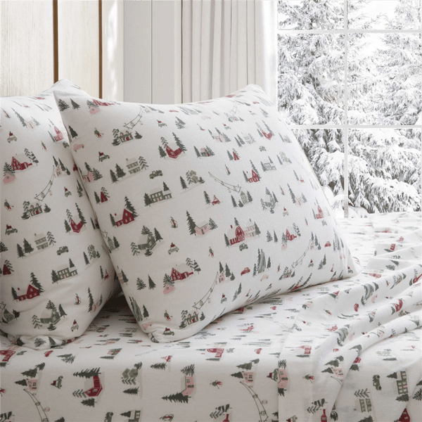 Martha Stewart Ski Village Sheet Set