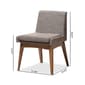 Baxton Studio Nexus 2pc. Upholstered Dining Side Chair Set - image 7