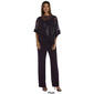 Womens R&M Richards Sequin Popover Poncho Pants Set - image 5