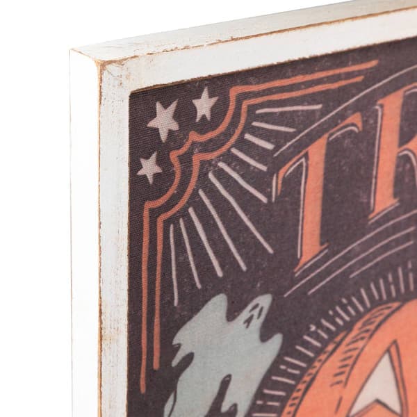 Northlight Seasonal 18.75in. "Trick or Treat" Halloween Wall Sign