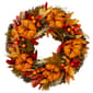 Northlight Seasonal 11in. Pine Cone and Pumpkin Fall Wreath - image 1