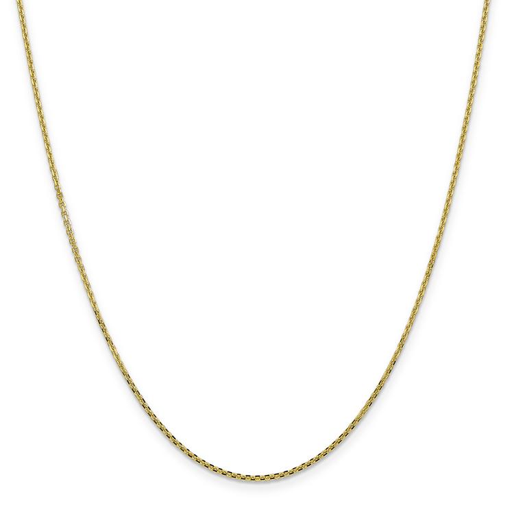 Gold Classics(tm)10kt. 1.3mm Diamond Cut Cable Chain Necklace