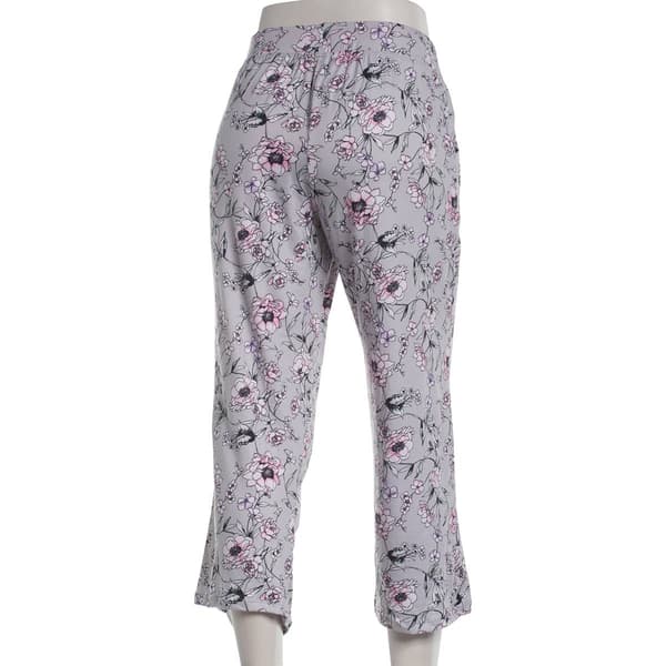 Womens René Rofé® Large Floral Capri Pajama Pants