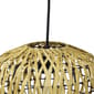 Lalia Home 1-Light Bohemian Farmhouse Coastal Paper Shade Pendant - image 8