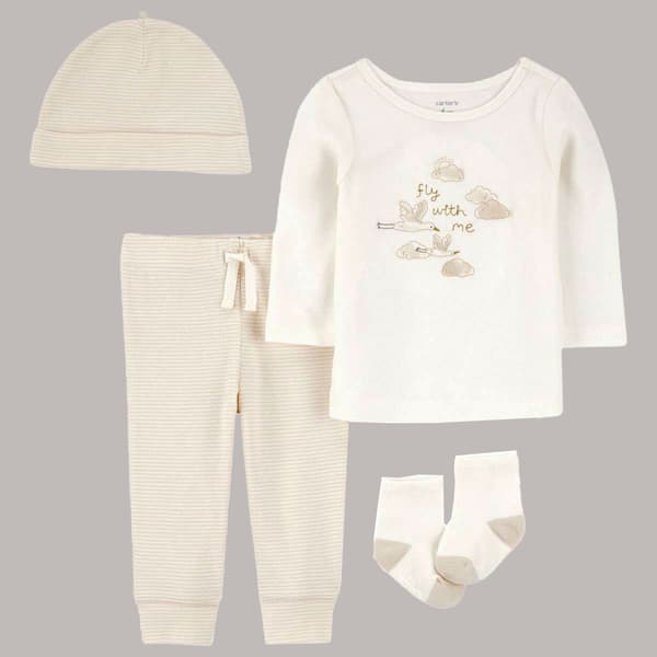 Baby Unisex (NB-12M) Carter''s(R) 4pc. Fly with Me Fashion Set - image 