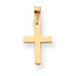 Unisex Gold Classics&#40;tm&#41; 14kt. Yellow Gold Cross Pendant - image 1