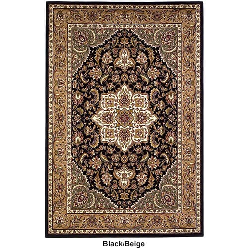 KAS Cambridge Kashan Medallion Area Rug - 5’ x 8’