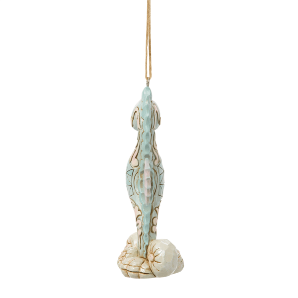 Jim Shore Heartwood Creek Sea Horse Hanging Christmas Ornament