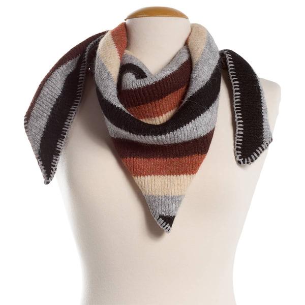 Womens Steve Madden Stripe Triangle Scarf - image 