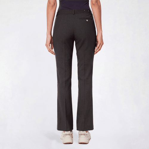 Womens DKNY Sullivan Slash Pocket Flare Pants - Charcoal