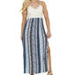 Juniors Derek Heart Lace Bust Floral Brush Maxi Dress - image 3