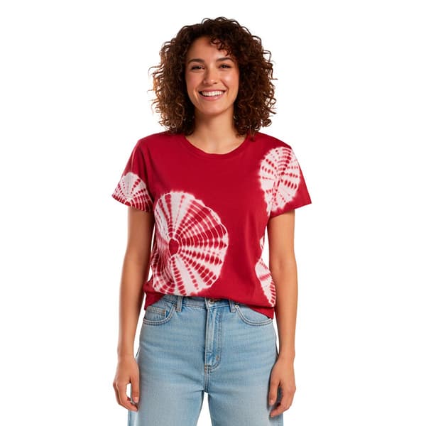 Petite Mountain Ridge Short Sleeve Swirl Tie Dye Tee