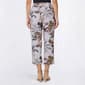 Womens da-sh Linen Floral Leaf Capris - image 2